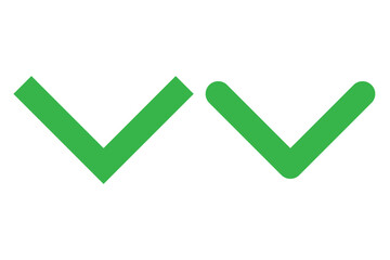 Down arrow vector icon set. scroll illustration sign collection.