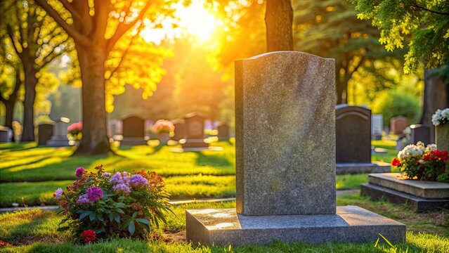 Tombstone in a cemetery on a sunny day , tombstone, grave, cemetery, burial, dead, daylight, sun, tomb, headstone, memorial