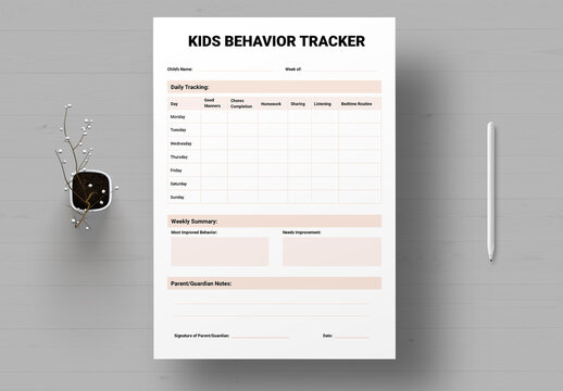 Kids Behavior Tracker