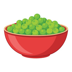 bowl of green peas