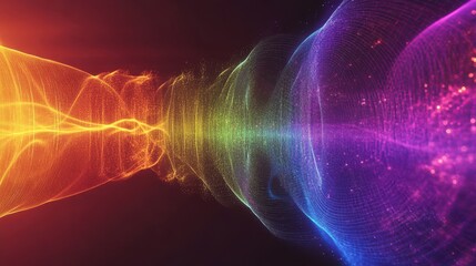 Illustration of full electromagnetic spectrum showing wavelengths and frequency