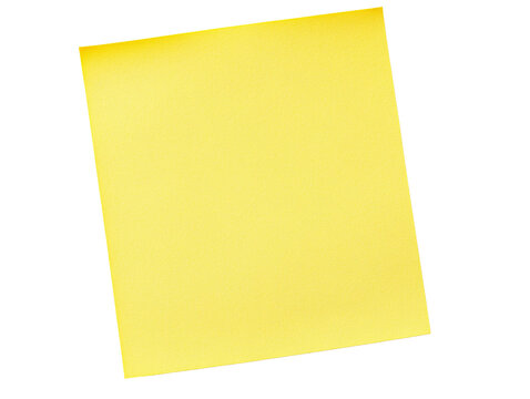 a yellow post-it note