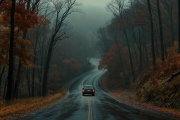 Obraz premium Autumn Drive