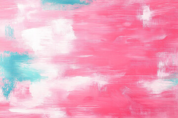 Fototapeta premium A pink and blue background with white paint splatters