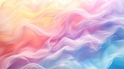 Obraz premium Abstract colorful gradient background with flowing pastel hues of pink, purple, and blue. Perfect for creative and design projects.