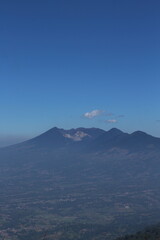 beautiful mountain view in the morning