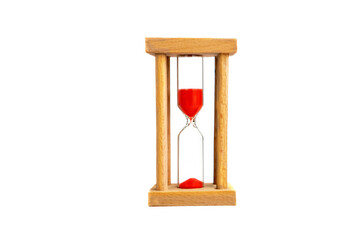 Hourglass in Motion: The moment the hourglass is turned over to represent the idea of ​​a new beginning or new beginning.