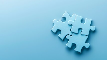 Obraz premium Puzzle. Business strategy, success solution, jigsaw games symbol. Idea metaphor. Creative idea, connection, challenge, partnership, teamwork, match
