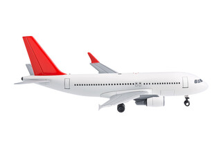 Obraz premium a white and red airplane