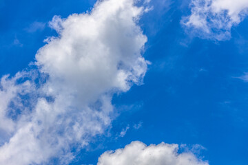 Obraz premium Natural background, high angle view from the observation point, blurred golden rays of the sun visible. The mountains that were setting on the horizon, changed beautifully with the wind.