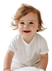 Naklejka premium PNG Baby cheerful portrait bedroom.