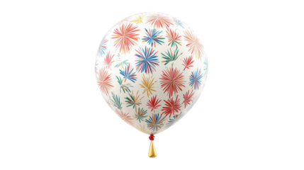 Fireworks Balloon - Balloon with fireworks designs for celebratory events