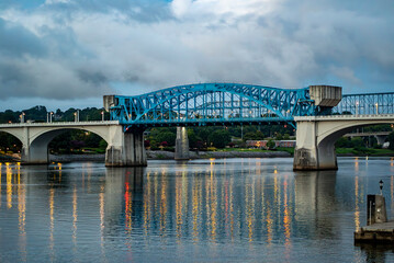 Bridge over the river in Chattanooga, TN