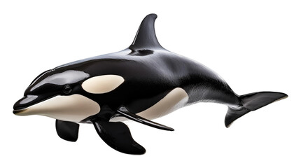 Fototapeta premium Orca on transparency background