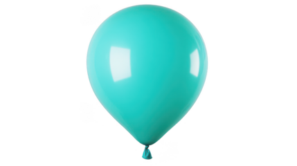 Turquoise Balloon - Bright turquoise-colored balloon
