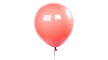 Coral Pink Balloon - Vibrant coral pink balloon