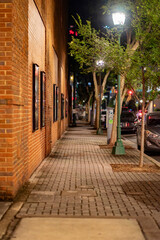 Sidewalk in the city