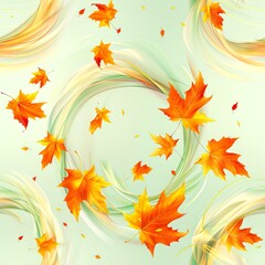 Obraz premium autumn leaves background