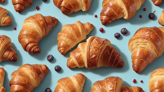 Leckere Fr&uuml;hst&uuml;cks Crossaints