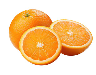 Fresh oranges with vibrant color and juicy texture, perfect for smoothies, salads, or decorating any dish.