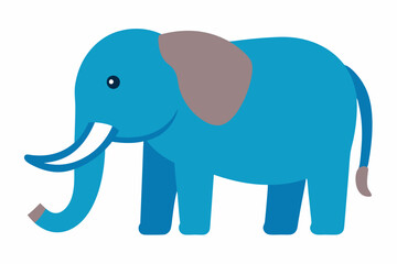 Obraz premium An Elephant vector art illustration