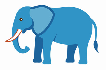 Obraz premium An Elephant vector art illustration