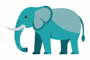 Obraz premium An Elephant vector art illustration