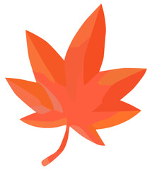 紅葉のイラスト ベクター素材