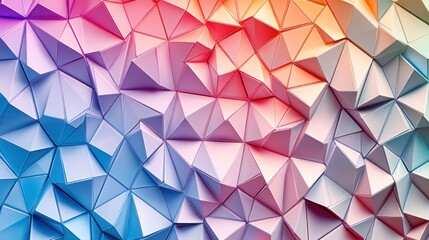Obraz premium Abstract Geometric Pattern in Vibrant Colors