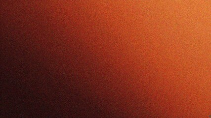Orange grainy poster background, abstract dark color noisy color gradient shape texture banner header cover backdrop design