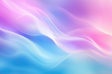 Obraz premium Gentle waves in pink and blue