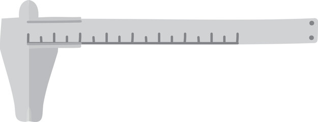 Caliper color icon. Measurement tool. Construction equipment