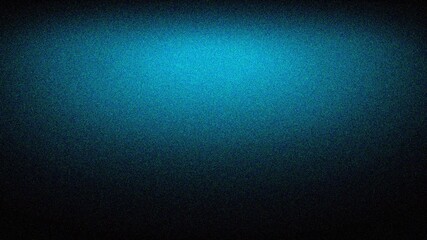 Obraz premium cyan blue grainy background, noisy color gradient banner, dark textured poster header cover backdrop design