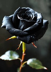 "Eternal Elegance: The Black Rose"