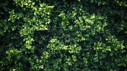 Fototapeta premium A close-up texture of vibrant green leaves, creating a calming and natural backdrop. 
