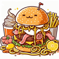 Fototapeta premium Drooling-vector 