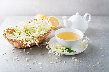 Elderflower tea