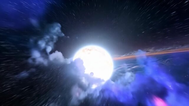 Galactic Flow: A Journey Through Stars - made with Generative AI