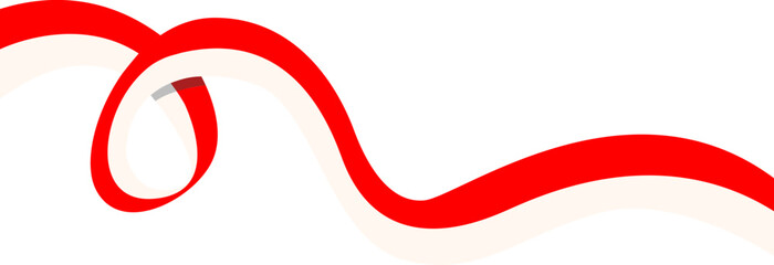 Indonesia Flag Ribbon