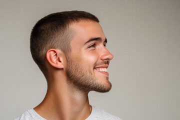 Obraz premium A close up of a man's face