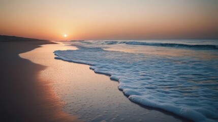 Obraz premium Sunrise on the Beach