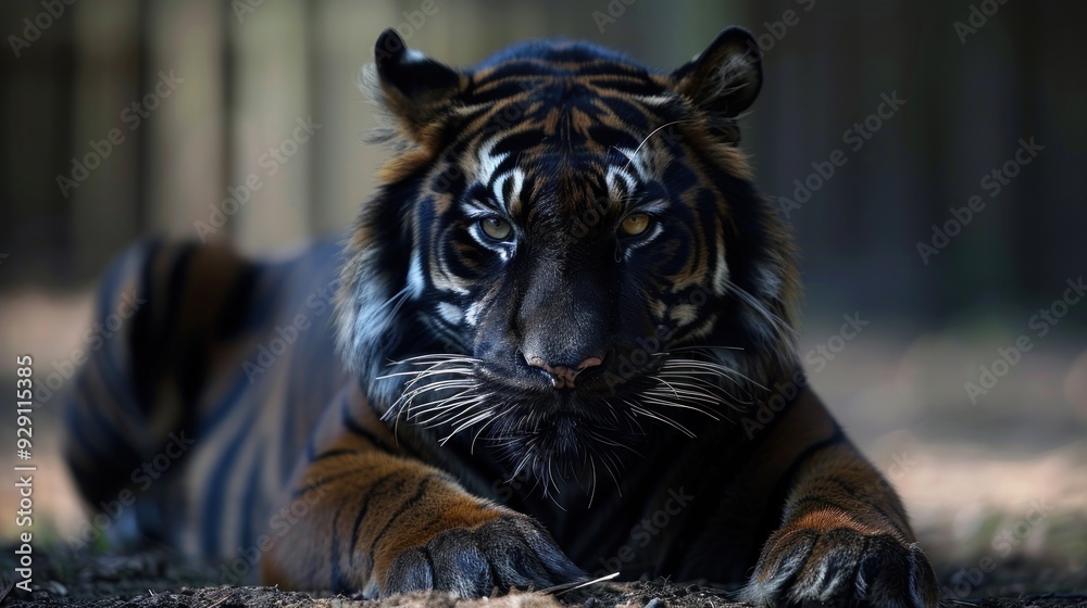 Wall mural Majestic Tiger Portrait