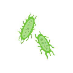 zooplankton sea microorganisms, cartoon vector icon isolated on white background