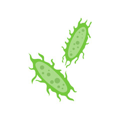 zooplankton sea microorganisms, cartoon vector icon isolated on white background