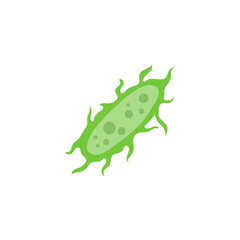 zooplankton sea microorganisms, cartoon vector icon isolated on white background