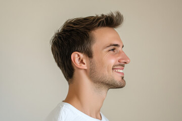 Obraz premium A close up of a man's face