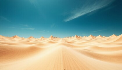 Abstract landscape with multiple vanishing points creating a sense of disorientation