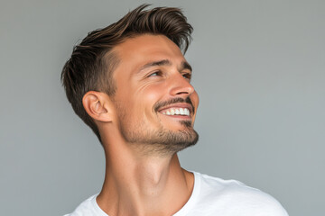 Obraz premium A close up of a man's face