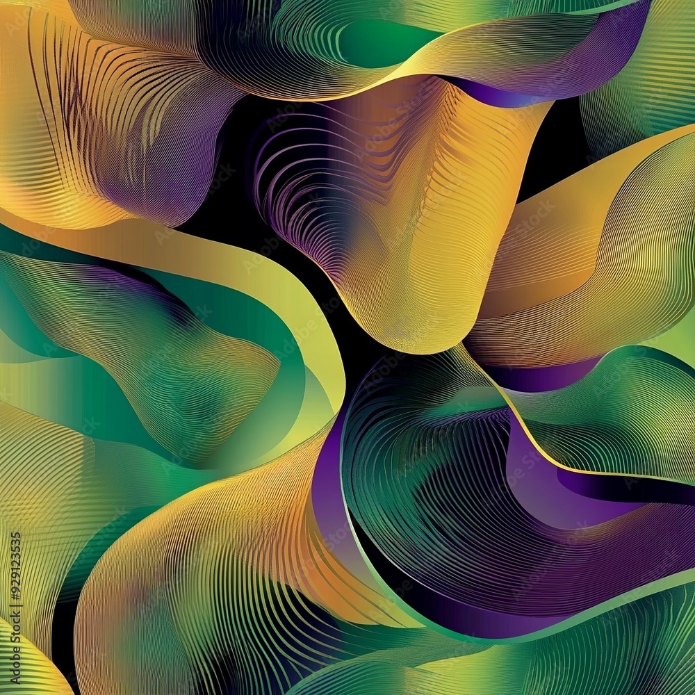 Aufkleber Versatile background vector with diverse elements, suitable for a wide range of themes and designs. Ideal for adding text, graphics, or creative overlays