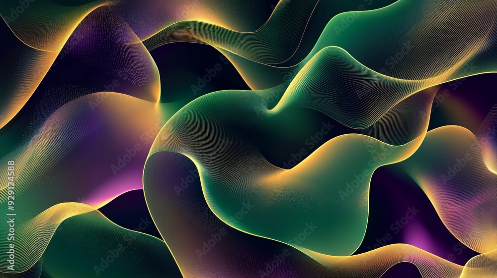 Fototapete Versatile background vector with diverse elements, suitable for a wide range of themes and designs. Ideal for adding text, graphics, or creative overlays